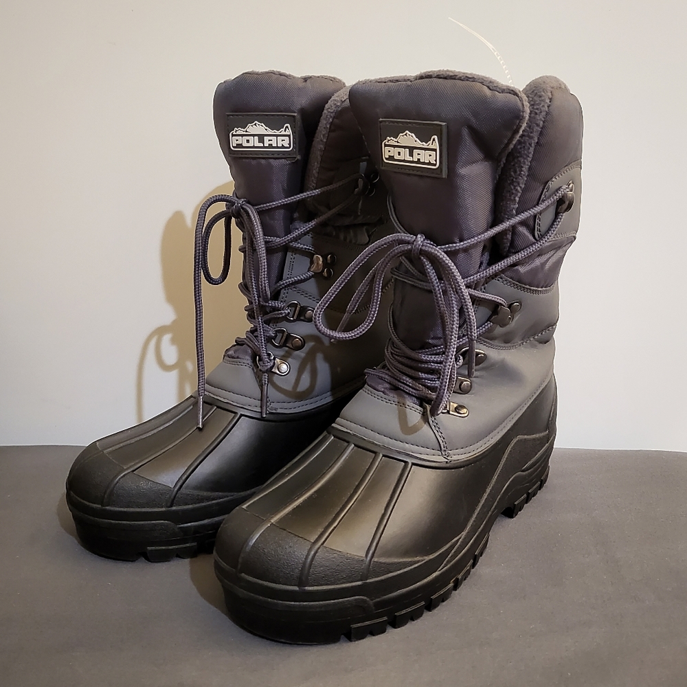 Polar women's waterproof lace up snow boots